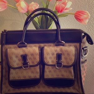 Dooney and Bourke Fabric and leather purse